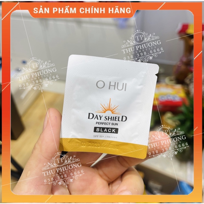 [Date 2024] Gói kem chống nắng OHUI Day Shield Perfect Sun Black