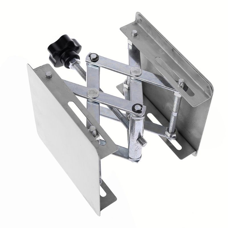 SUN Laboratory Lifting Platform Stand Rack Scissor Jack Bench Lifter Table Lab 100x100mm Stainless