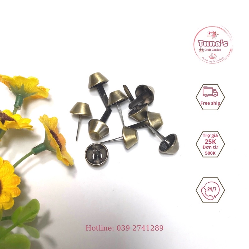 Chân nấm gắn đáy túi xách set 4c