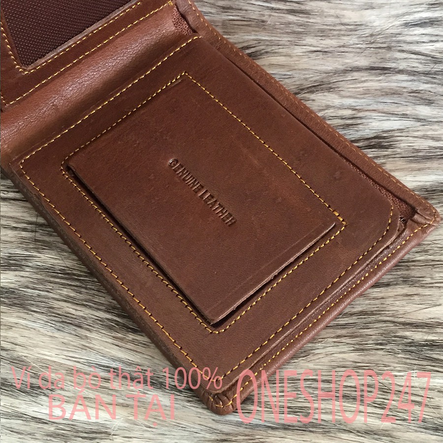 Ví nam A31V,  bóp nam ví da bò nguyên miếng chuẩn đẹp