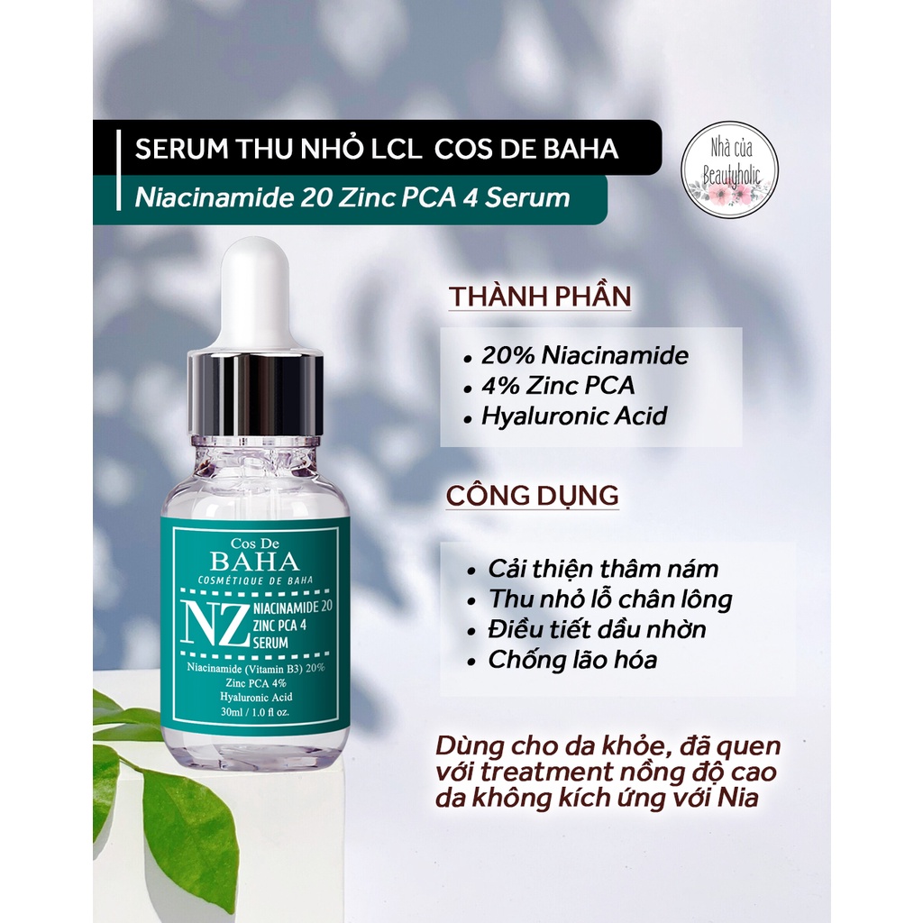 Serum giảm thâm COS DE BAHA NZ NIACINAMIDE