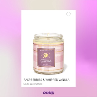 [ORD BILL BBW] Nến thơm BBW single wick
