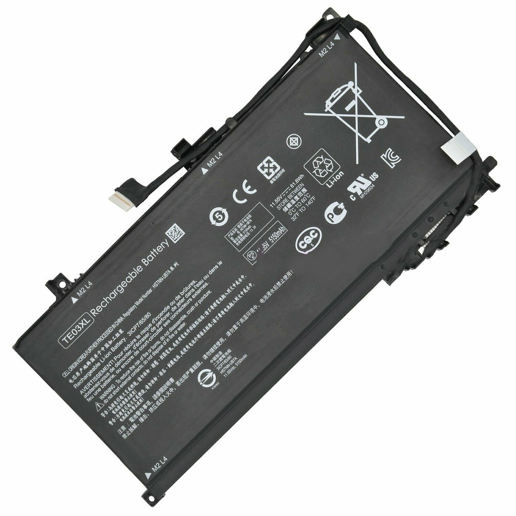 Pin HP TE03XL, HSTNN-UB7A, TPN-Q173, AX020TX, 15-AX033TX, TE04XL 15.4V, 63.3Wh ZIN, Gắn Trong