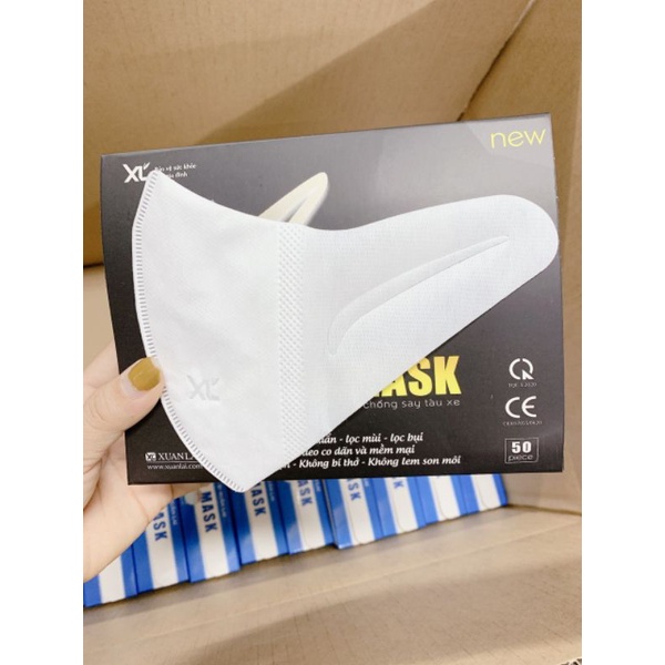 [Giá Sỉ] Hộp khẩu trang 3D mask Xuân Lai chuẩn mẫu mới nhất 50 cái