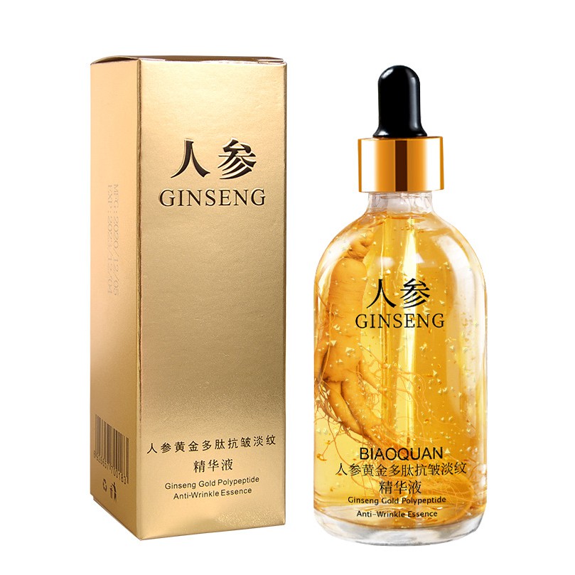 Serum Dưỡng Ẩm Trẻ Hóa Da Xóa Nhăn Chiết Xuất Nhân Sâm Vàng Ginseng Gold Polypeptide 100ML