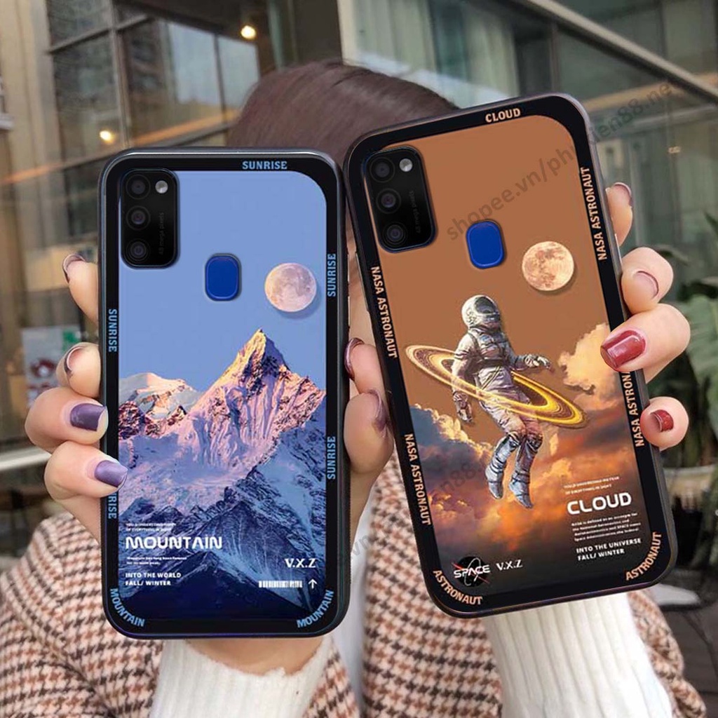 Ốp Samsung M21 / M30s hình vũ trụ, mountain, cloud phong cách cá tính