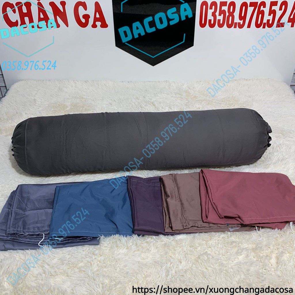 Gối Ôm Dài 💞FREESHIP💞 35x100cm Chất Liệu Lụa Cao Cấp