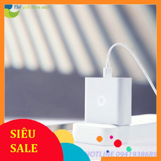Củ sạc nhanh PD 65W Xiaomi ZMI HA832 2 cổng USB, 1 cổng Type C (hỗ trợ sạc laptop) - Bảo hành 1 tháng .