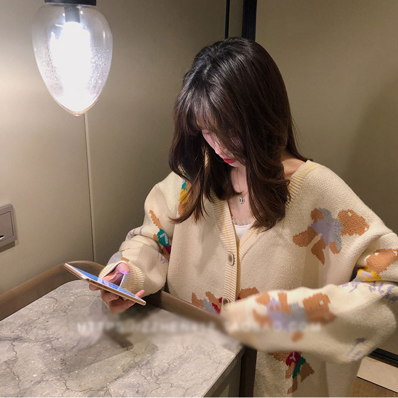 Áo Khoác Cardigan Dệt Kim Cổ V Thời Trang Cho Nữ | BigBuy360 - bigbuy360.vn