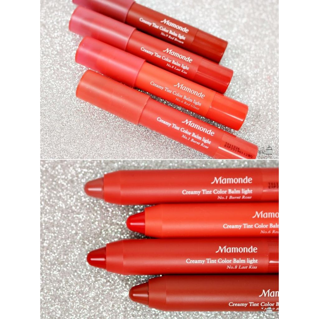 SON SIÊU LÌ BÚT CHÌ MAMONDE CREAMY TINT COLOR BALM INTENSE