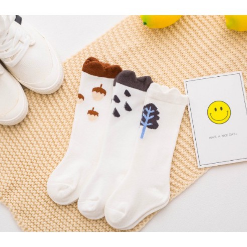 Set 3 đôi tất cao cổ cho bé trai, bé gái đủ size từ 0- 3 tuổi - Duonghieu6789