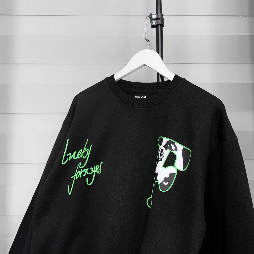 Áo Sweater JL Oversize Black Jack, JACKLANE, Áo nỉ chui đầu Unisex Jack Lane | BigBuy360 - bigbuy360.vn