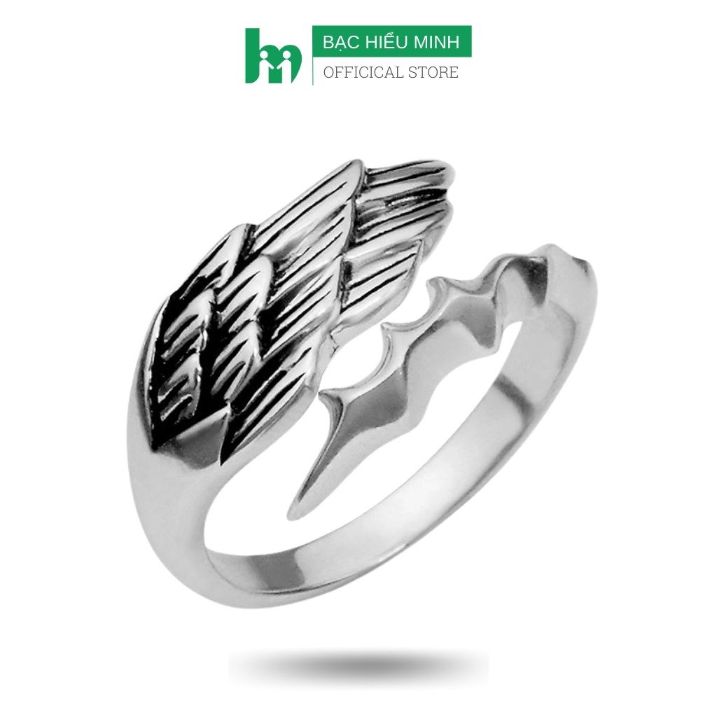 Nhẫn Nam Bạc Hiểu Minh NA037 Cánh Đại Bàng