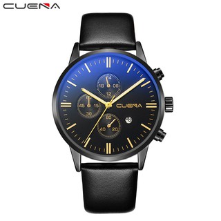 Đồng hồ nam CUENA dây da đẳng cấp