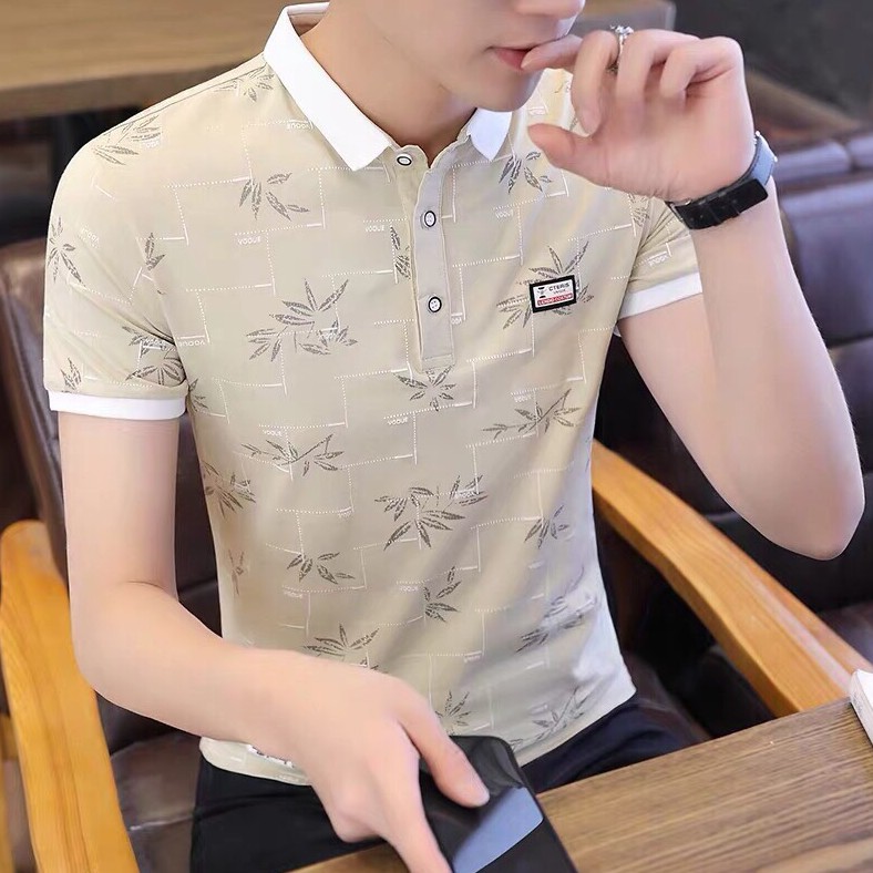 Áo thun nam cổ bẻ ngắn tay cao cấp phong cách hàn quốc, áo thun polo nam MURADFASHION AT027