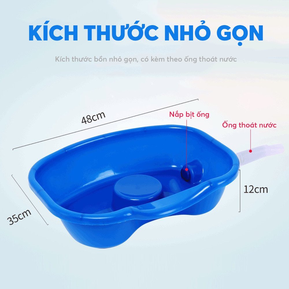 Chậu gội đầu tại giường giành cho người già, trẻ em tiện dụng G01