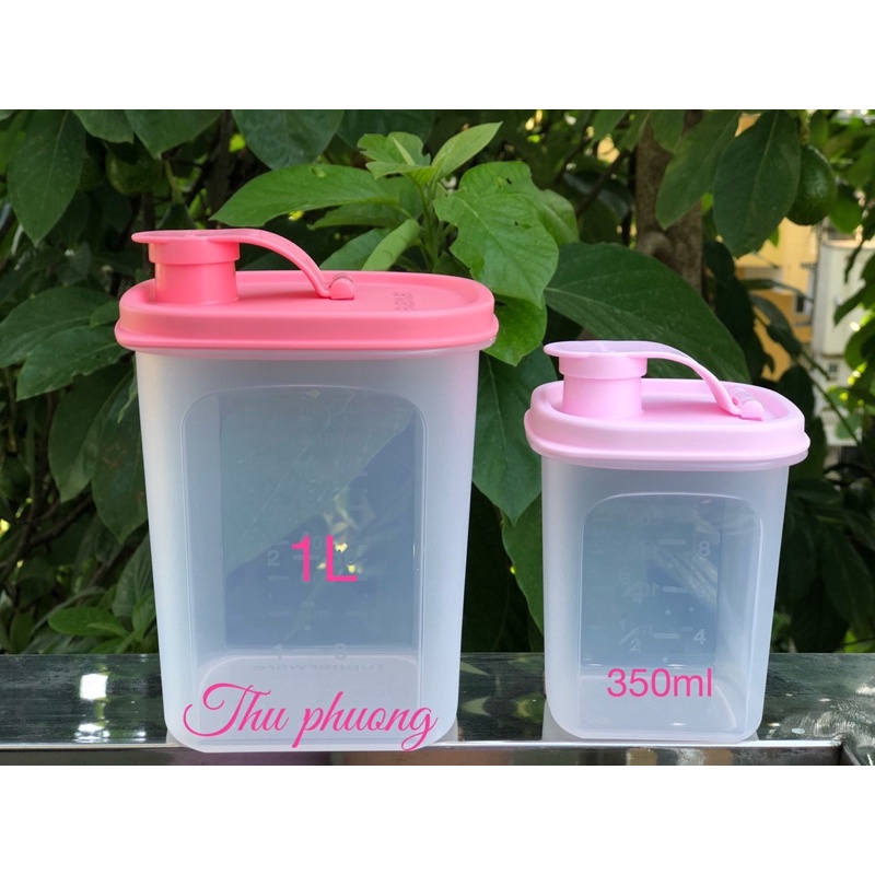 set bình 1L và 350ml tupperwear