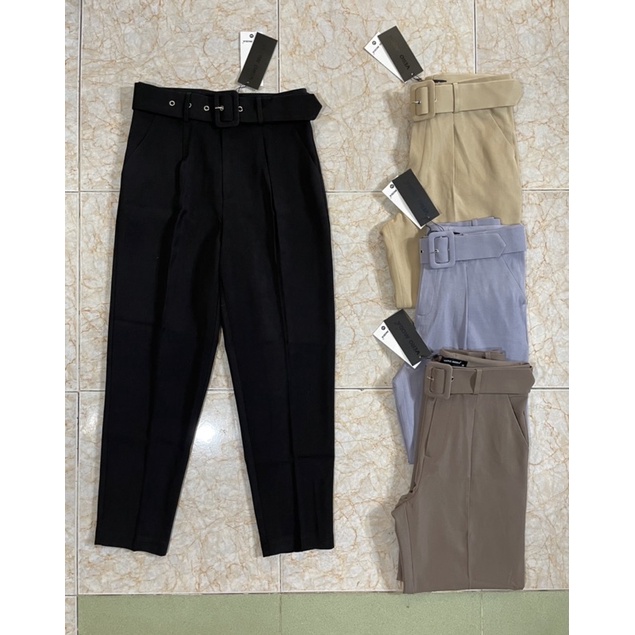 Quần Tây Baggy Vero Moda Xuất Xịn Sang Xịn Đen Size M