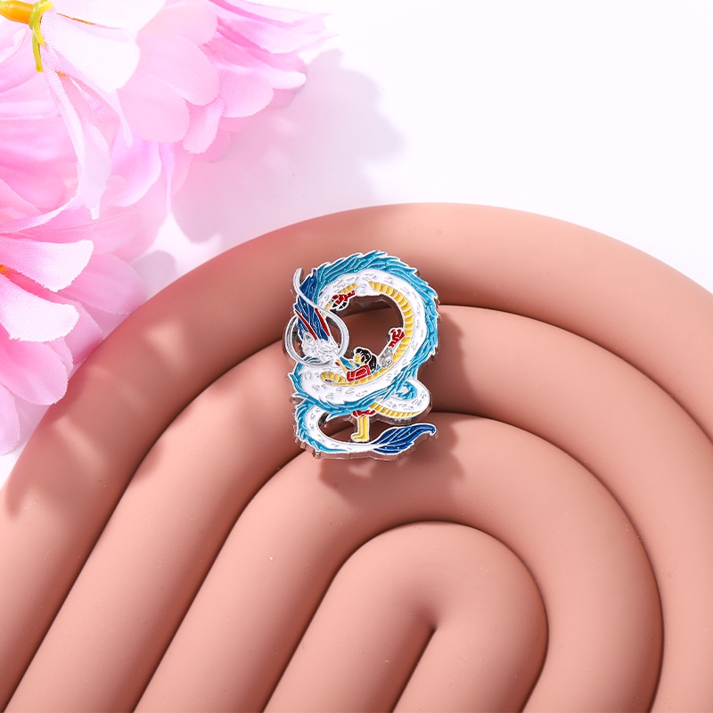 Ghim Cài Áo Hình Nhân Vật Chihiro Haku Trong Phim Spirited Away