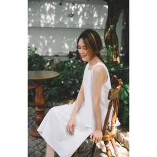 Chicka Chicka - Áo kiểu White summer set - Top