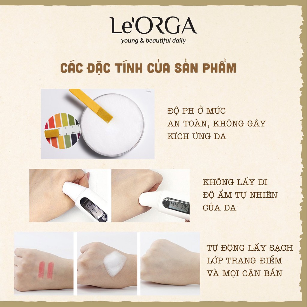Tẩy Trang Bọt Tuyết Le'Orga - 2 in 1 Nước Làm Sạch Và ngừa mụn Cho Da Dầu, Da Mụn, Da Nhạy Cảm 100ml | BigBuy360 - bigbuy360.vn