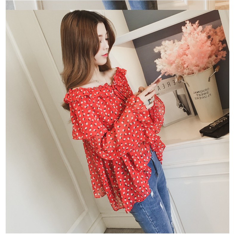 Áo voan hoa babydoll Quảng Châu xinh lắm ạ