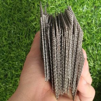 Vỉ Inox buộc rêu ươm rêu,cây thủy sinh kích thước 8x8 cm