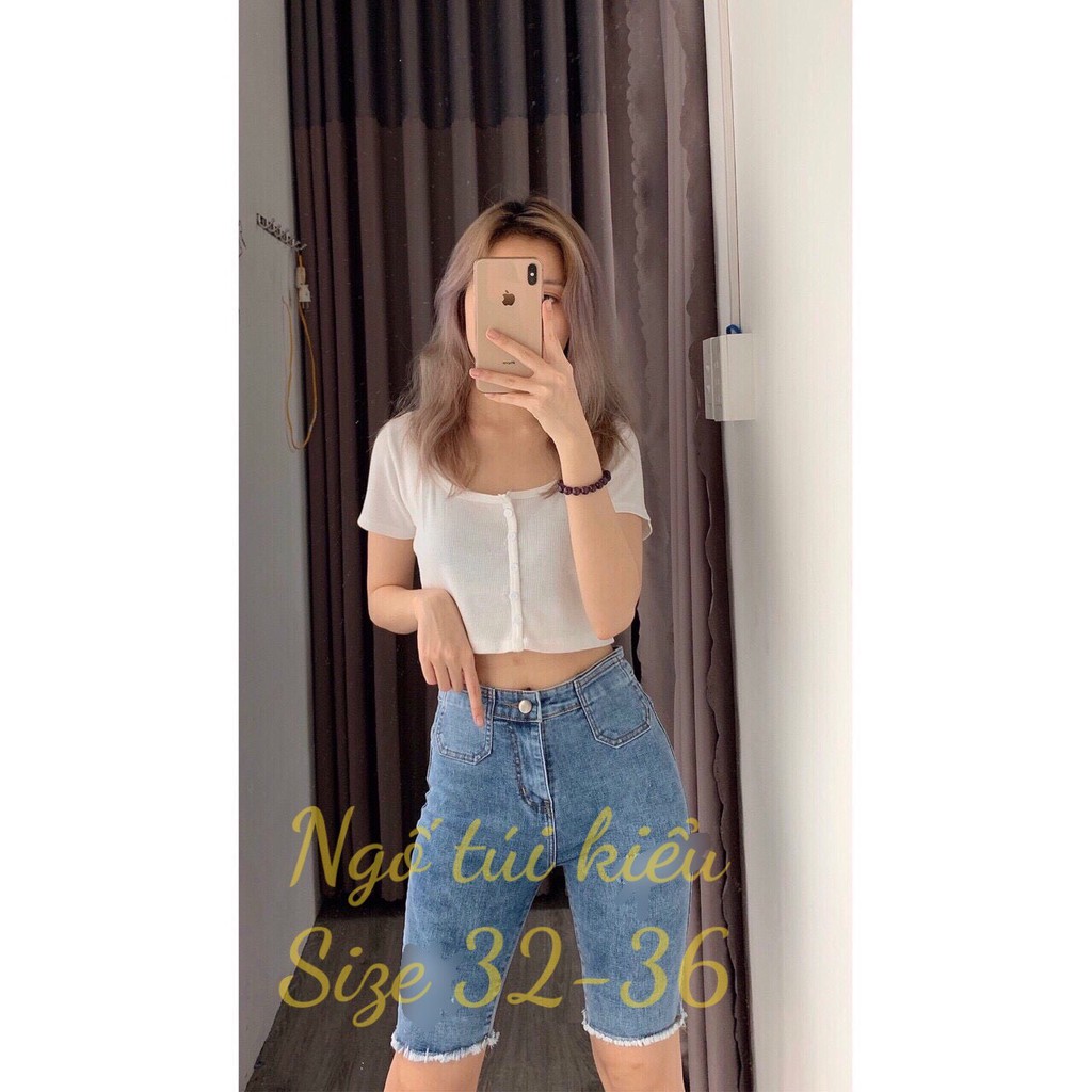 Ngố Jeans Túi Kiểu Big Size