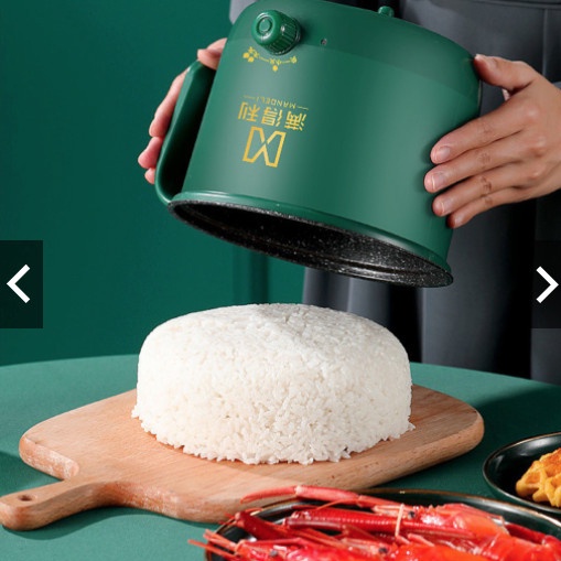 Nồi Lẩu Điện Mini, Nấu Mì 2 Tầng Kèm Giá Hấp Đa Năng Nướng, Luộc, Chiên Chống Dính Vân Đá Tiện Lợi Bảo Hành 3 Tháng