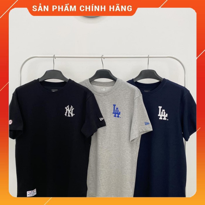 Áo Thun New Era Logo LA Lego Xám