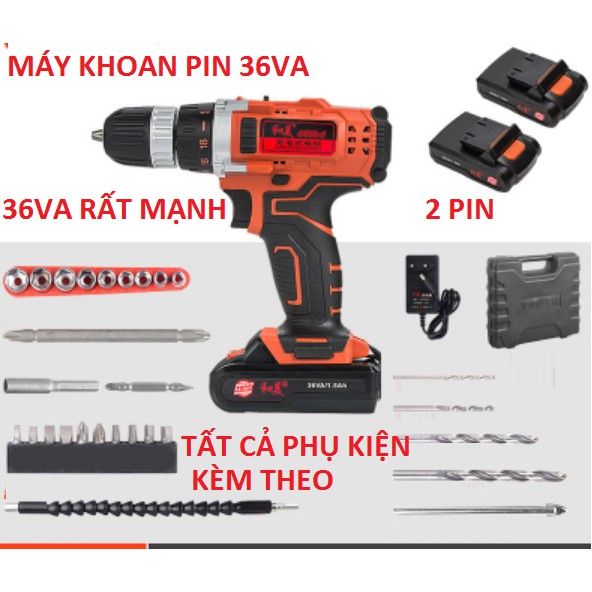 máy khoan pin 36va -2pin