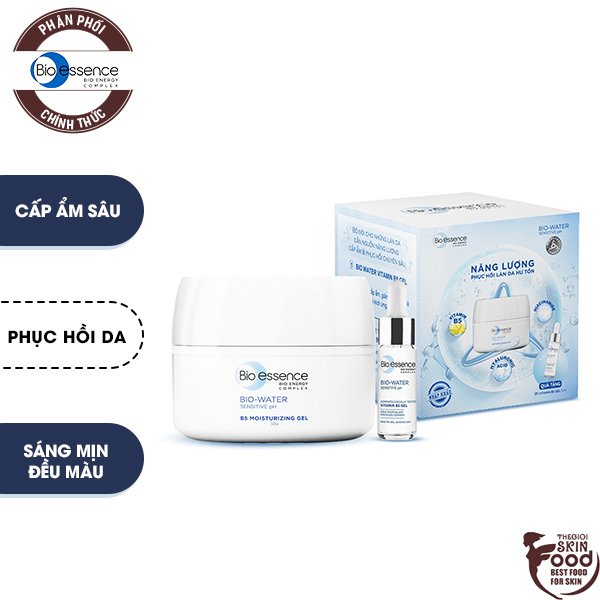 Kem Dưỡng Dạng Gel Phục Hồi Da Bio-essence Bio-Water Vitamin B5 Moisturizing Gel 50g