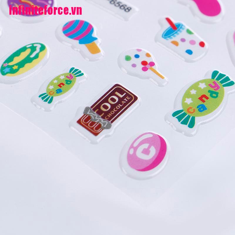 Bộ 10 Hình Dán Đáng Yêu Trang Trí