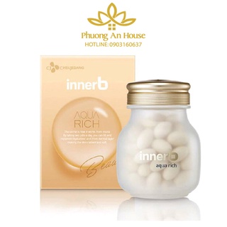 Viên uống cấp nước bổ sung Collagen CJ Cheiljedang Innerb Aqua Rich 70 viên