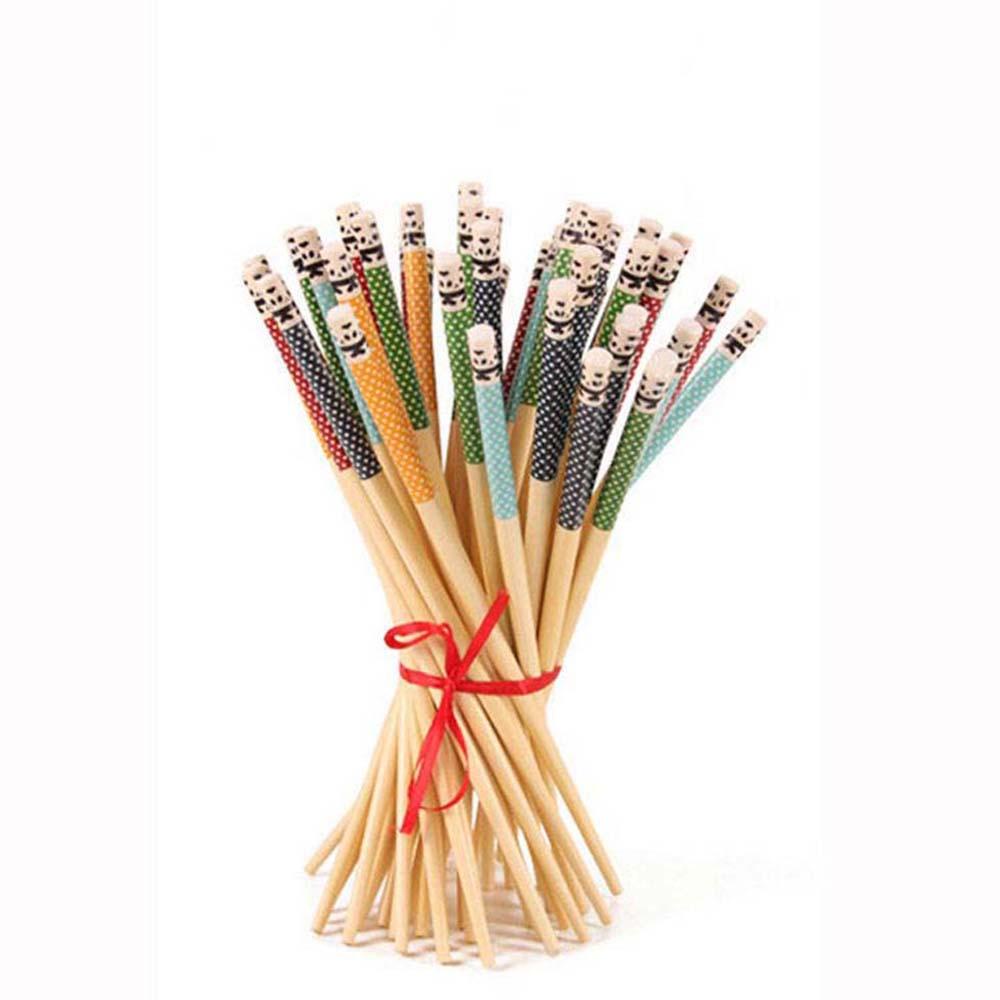 Đũa tre shanrong nhà hàng bộ đồ ăn bằng gỗ tự nhiên nấu ăn panda dụng cụ nhà bếp