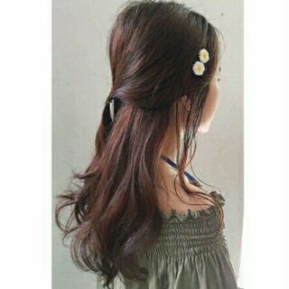 Kẹp tóc 2 hoa cúc