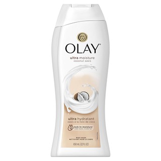 Sữa tắm dưỡng ẩm da hương dừa Olay Ultra Moisture Coconut Oasis Body Wash 650ml (Mỹ)