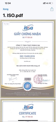 Khau trang y te 4 lop day dan