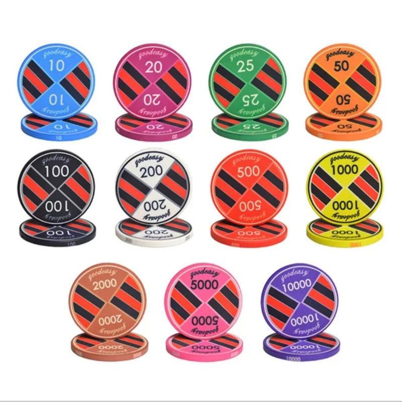 Chip Poker Ceramic Goodeasy cao cấp (Cọc lẻ tùy chọn mệnh giá)
