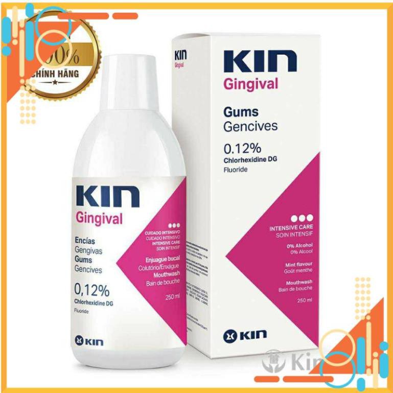 ✅ Nước Súc Miệng KIN GINGIVAL Ngừa Hôi Miệng Chảy Máu Chân Răng(250ml)