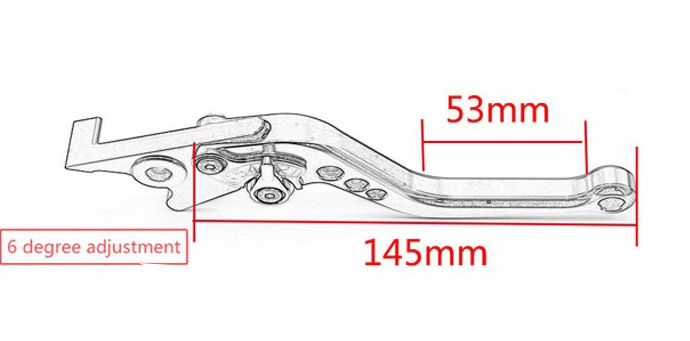 Cặp Tay Thắng TFX150 Hợp Kim Nhôm CNC Cao Cấp 6 Mức Điều Chỉnh Dài Ngắn Dành Cho Xe YAMAHA TFX 150 2016-2020