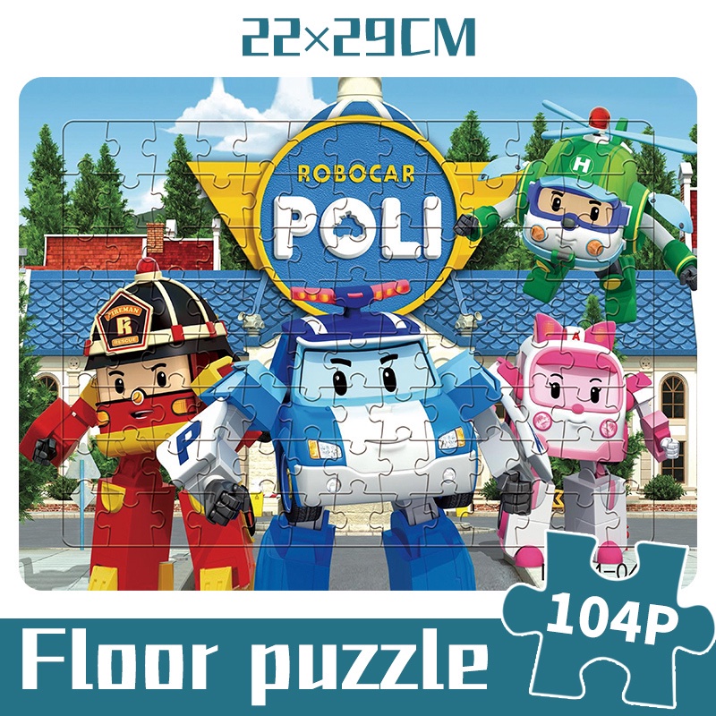 Bộ đồ chơi xếp hình gồm 104 mảnh hình chú heo xinh xắn