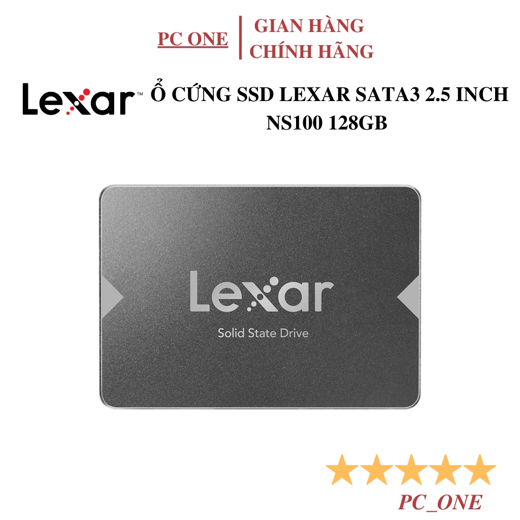 Ổ cứng SSD LEXAR NS100 128GB - 240GB Sata3 2.5 inch - Hàng chính hãng