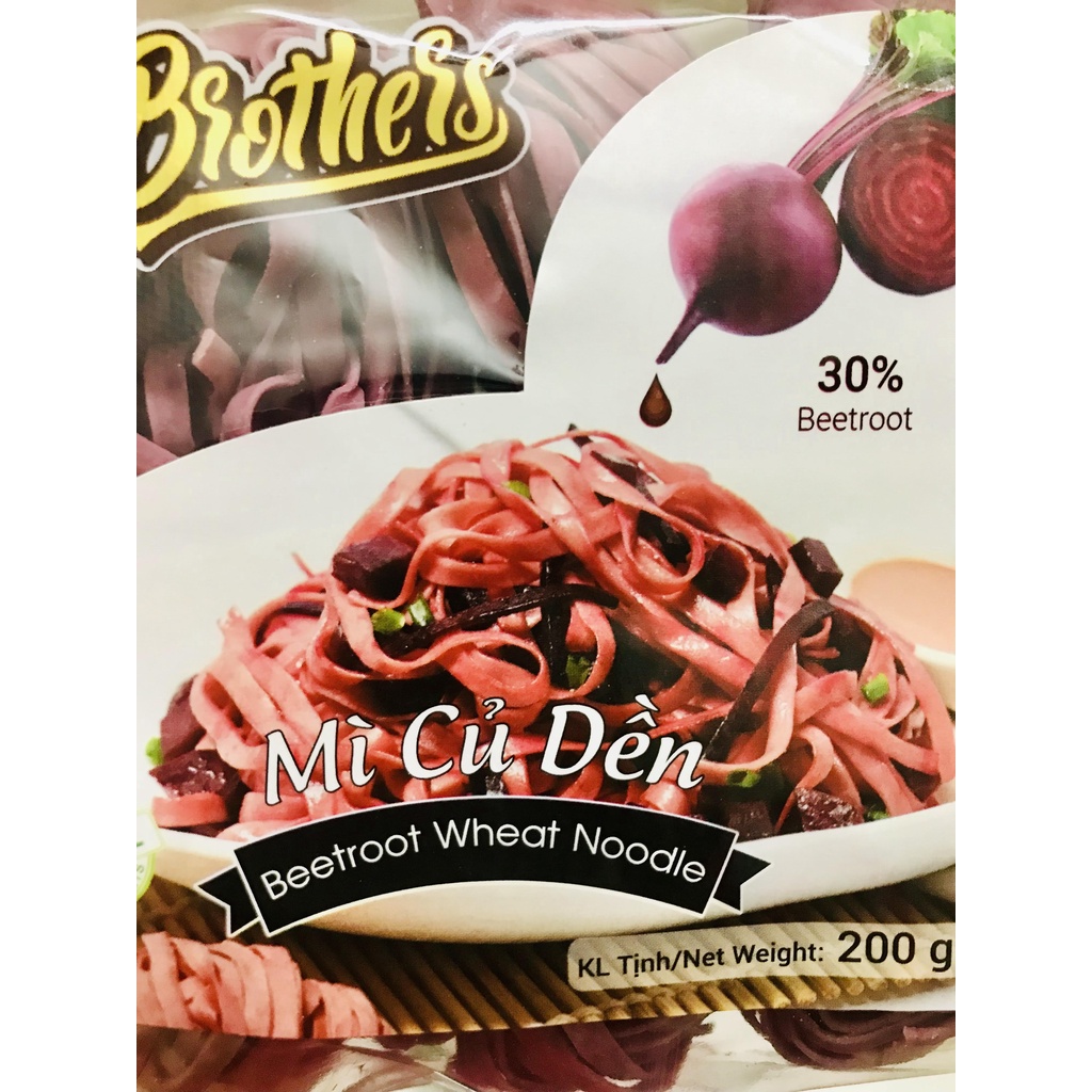 Mì CỦ DỀN Duy Anh Food gói 200gr 8 vắt (Mỳ Le Brothers)