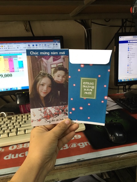 Combo 50 lì xì in hai mặt khách lẻ