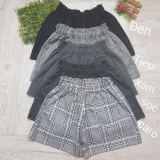 Quần short kaki hai túi lưng thun