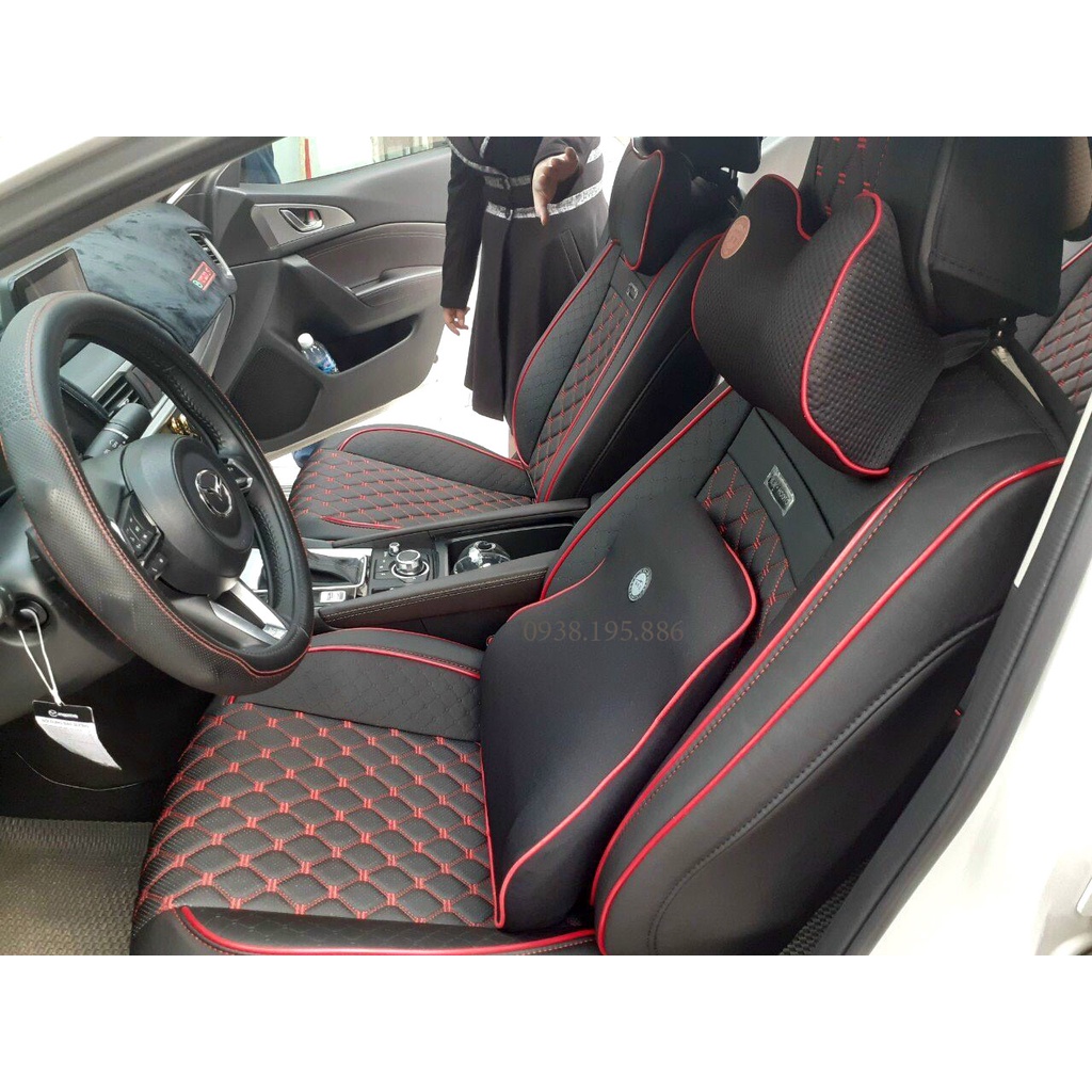 Áo Bọc Ghế ô tô HOOTO 5 Chỗ 6D Ôm kín 360 Độ Chất Liệu Da PU Cao Cấp