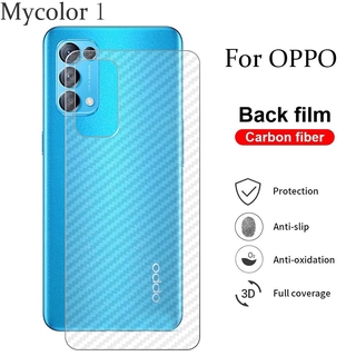 Miếng dán sợi carbon bảo vệ mặt sau chống xước Cho OPPO Reno 12 12F 11 11F 10 8 8T 8Z 7Z 7 6Z 6 5G 4 Reno12 Reno11 Reno11F Reno8 Reno8Z Reno7Z Reno6 Reno5 Pro+ PLus 2z 2f 5G 4G 2023 2024