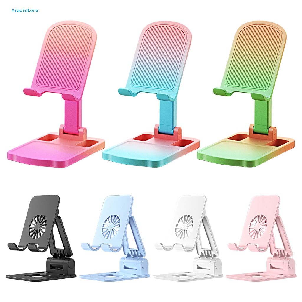 [Xiapistore] Giá Đỡ Điện Thoại Để Bàn Cạnh Trơn Với Thiết Kế Rỗng Điều Chỉnh Được Cho Xem TV