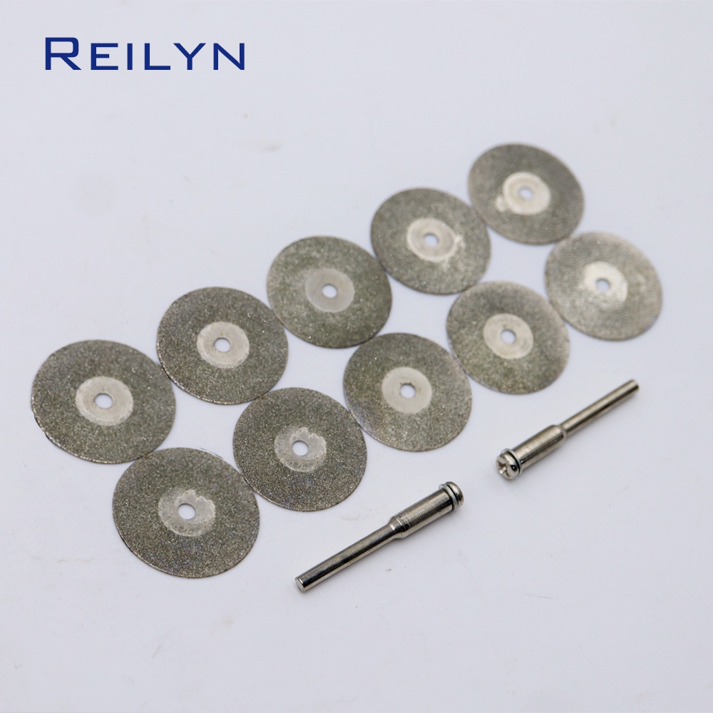 10 cái / gói lưỡi cưa kim cương chân 3mm 20/25/30/35/40 / 50mm lưỡi cưa kim cương nhỏ